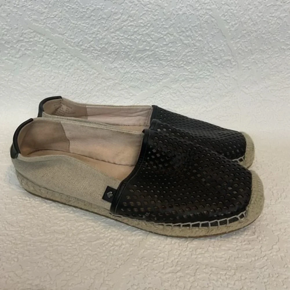 Kate Spade Greer Perforated Parchment Slip On Espadrilles Flats Women 7B Vietnam